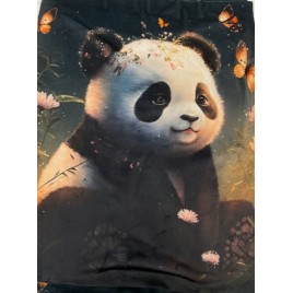 Veliūras soft motyvas 50x50cm PANDA